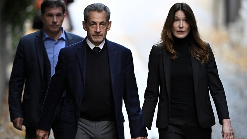 Former French president Sarkozy begins jail sentence