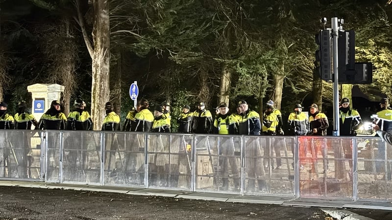 Protest outside Citywest accommodation centre ends peacefully Protest outside Citywest accommodation centre ends peacefully