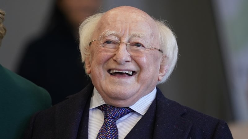 Michael D. Higgins' final day as President
