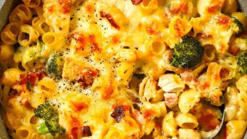 Nevens Recipes - Chicken and Bacon Pasta Bake Nevens Recipes - Chicken and Bacon Pasta Bake