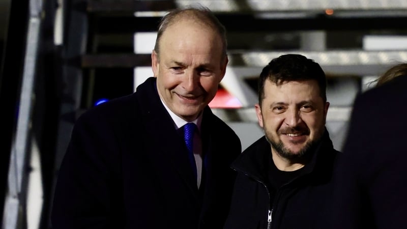 Zelenskyy arrives in Ireland for first official visit