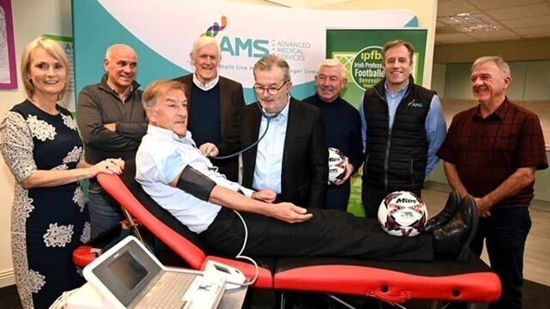 Over 100 Irish ex-footballers to receive health checks as part of wellbeing initiative