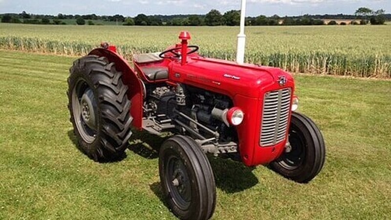 Tractor collector Kieran Geoghegan