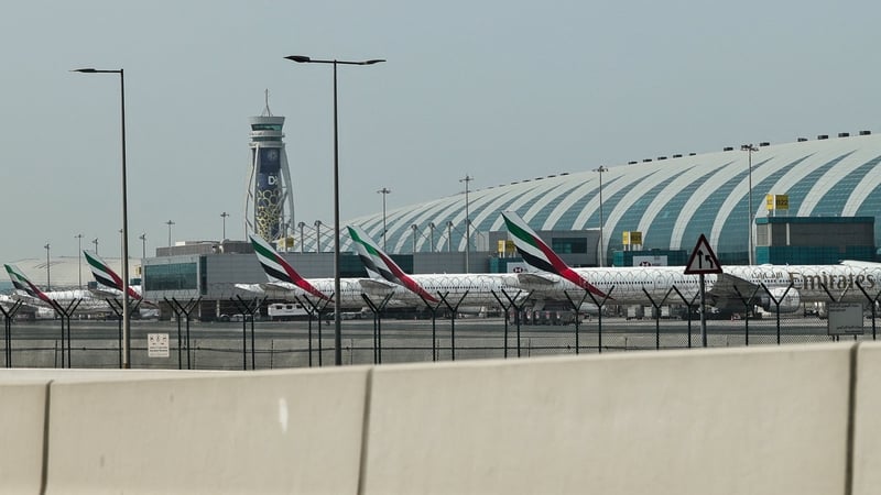 Government says it's working with airlines in an effort to repatriate Irish citizens stranded in the Middle East
