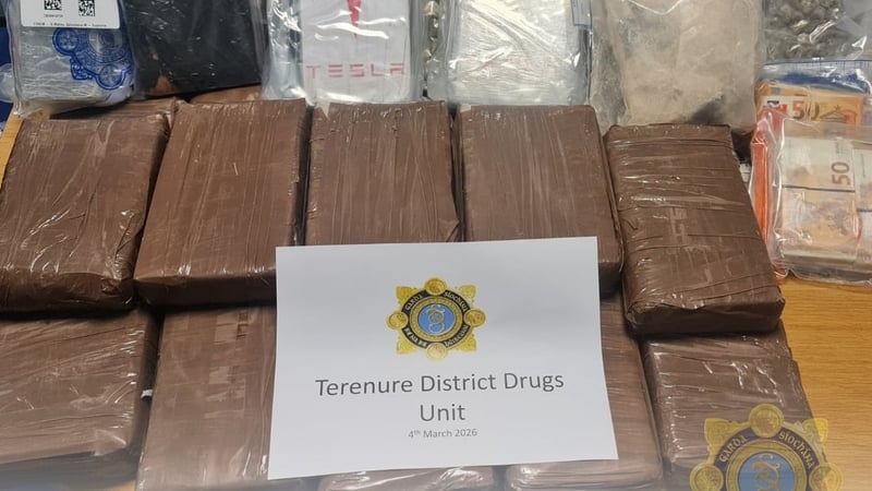 Gardai have seized over one and a half million Euro worth of drugs