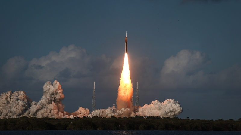 NASA rocket launches from Florida for Artemis II mission