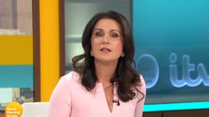 Susanna Reid addressing Piers Morgan's departure on Wednesday's Good Morning Britain Screengrab: ITV