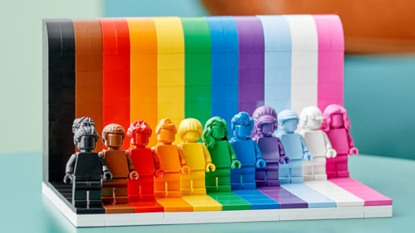 The set will go on sale on 1 June, coinciding with the start of Pride Month, and will be available across digital and retail stores Photo credit: Lego