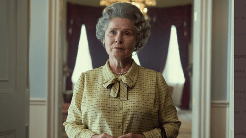 Imelda Staunton began filming as The Crown's Queen Elizabeth II earlier this month Photo: Netflix/Left Bank