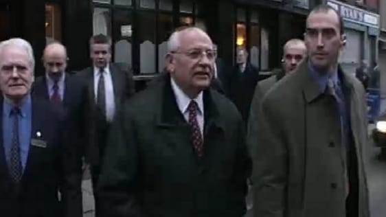 Mikhail Gorbachev Visits Dublin (2002)