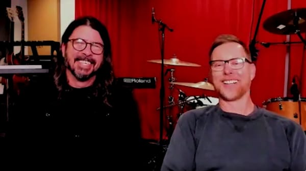 Dave Grohl and Nate Mendel