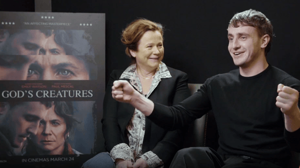 Emily Watson and Paul Mescal at the Dublin media junket for their new film God's Creatures